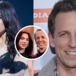 Dua Lipa and Seth Meyers